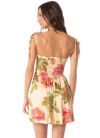 Retro Bloom Astra Short Dress
