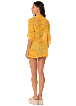 Golden Blossom Amarantta Long Shirt
