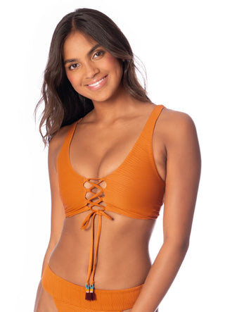 Wavy Chestnut Bikini Set