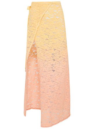 Sunrise Sky Clay Long Skirt