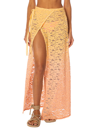 Sunrise Sky Clay Long Skirt