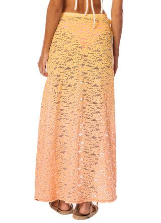 Sunrise Sky Clay Long Skirt
