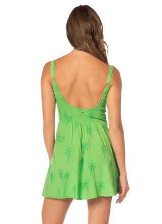 PURE WHIMSY MOLTON SHORT DRESS