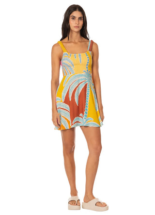 JUNGLE WHISPER MOLTON SHORT DRESS