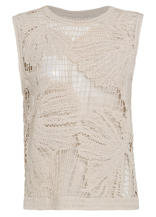 Shell Knit Shell Vest