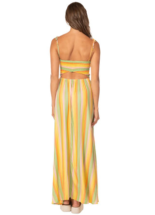 RHYTHMIC LINES FELICIA LONG DRESS