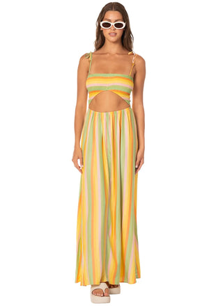 RHYTHMIC LINES FELICIA LONG DRESS