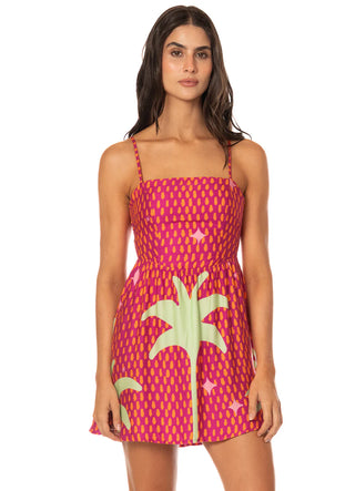 FUNKY PALMS ELARIA SHORT DRESS