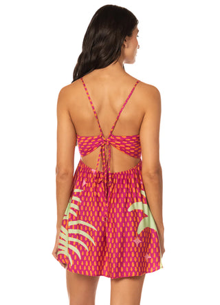 FUNKY PALMS ELARIA SHORT DRESS
