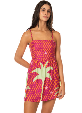 FUNKY PALMS ELARIA SHORT DRESS