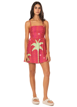 FUNKY PALMS ELARIA SHORT DRESS