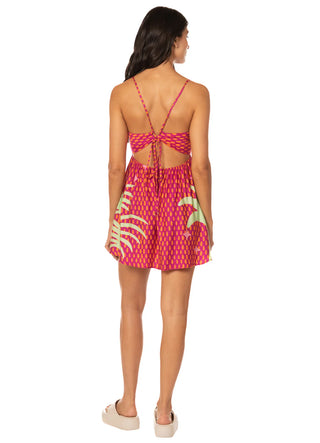 FUNKY PALMS ELARIA SHORT DRESS