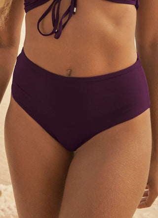 Dark Grape Bikini Set Style I