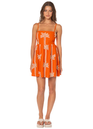 TANGERINE TROPICS EMILIANA SHORT DRESS
