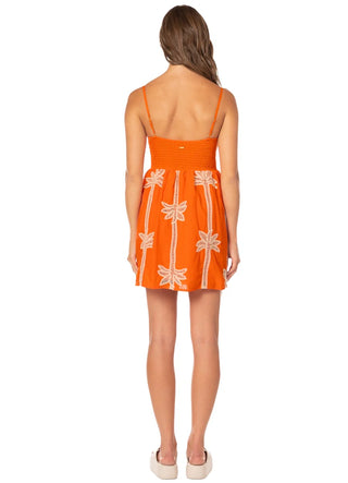 TANGERINE TROPICS EMILIANA SHORT DRESS