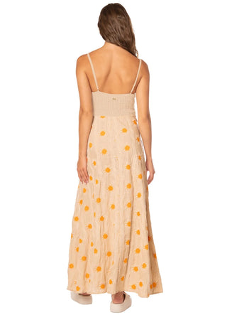 SAFFRON GLOW LIAH LONG DRESS