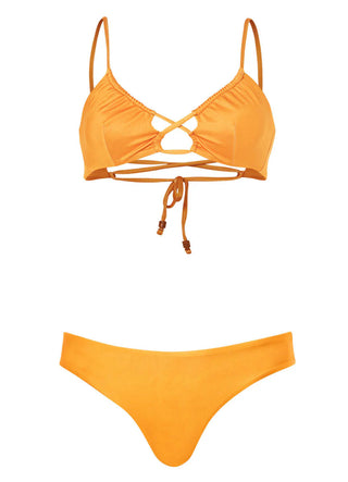 Tangerine Bikini Set Style II