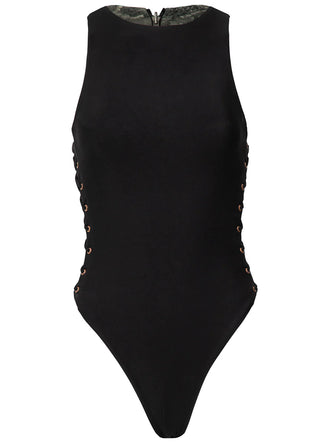 Midnight Shadow Fleur Cut Out One Piece