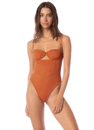 Bronzed Rodeo Underwire One Piece