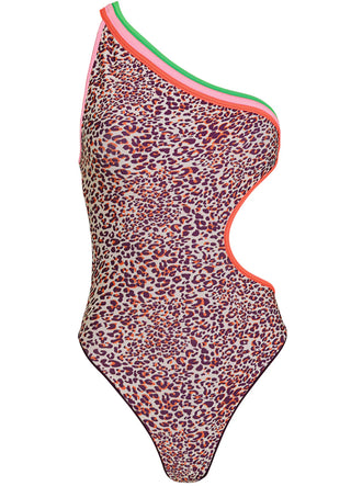 Burgundy Davia Cut Out One Piece