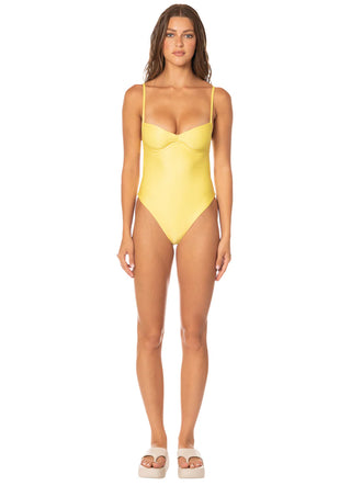 Sunbeam Glow Shamrock Cheeky Cut Underwire One Piece