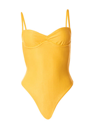 Sunbeam Glow Shamrock Cheeky Cut Underwire One Piece