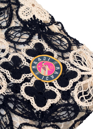 Floral Knit Tessa Tote Bag