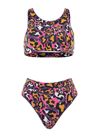 Batik Floral Bikini Set