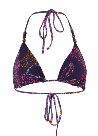 Batik Floral Triangle Bikini Set