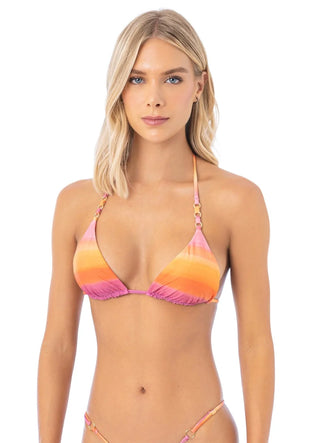 Sunrise Dye Triangle Bikini Set