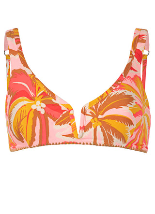 PINK PALMS BIKINI SET
