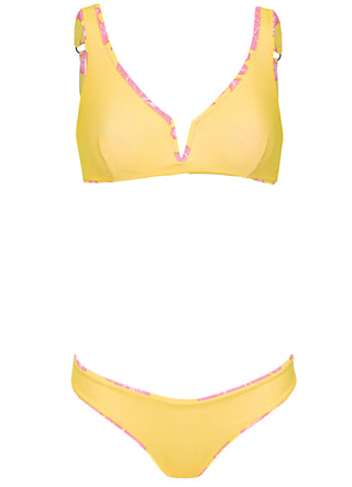 Golden Hour Victoria V Wire Bralette Bikini Set Style I