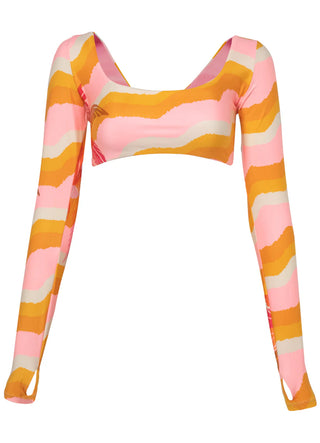 PARADISO WAVES LONG SLEEVE BIKINI SET