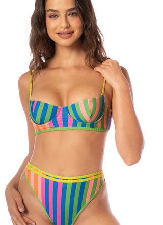 Striped Mule Bikini Set