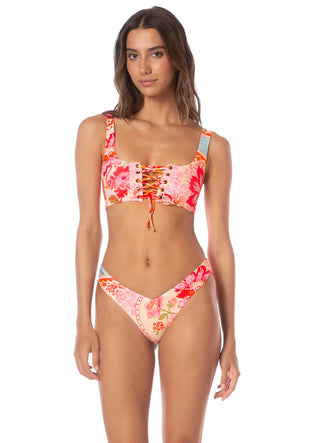Floral Groove Bikini Set