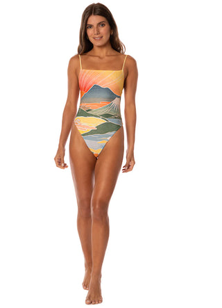 Sakura Scenery Briella Cheeky Cut Classic One Piece
