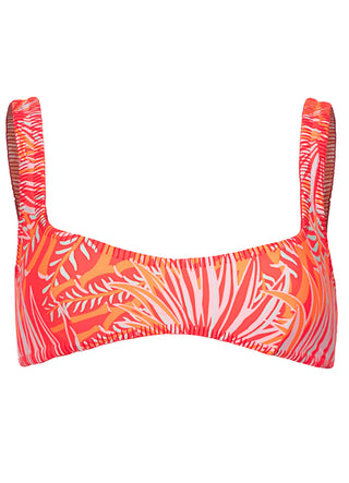 Coral Foliage Bikini Set