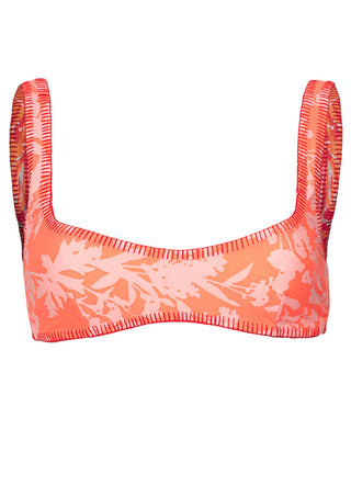 Coral Foliage Bikini Set