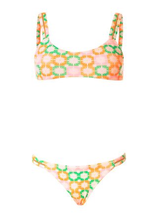 Tropical Tiles Bikini Set Style II