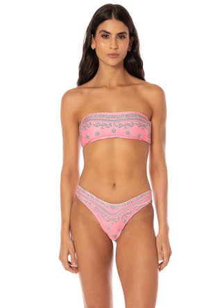 Boho Bandana Kanani Strapless Bandeau Bikini