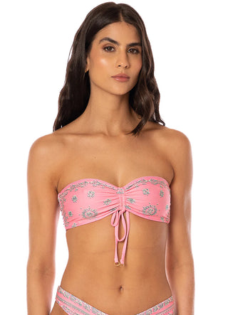 Boho Bandana Kanani Strapless Bandeau Bikini