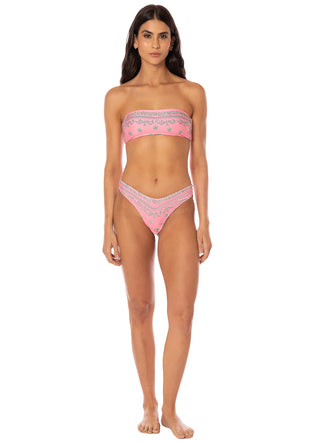 Boho Bandana Kanani Strapless Bandeau Bikini