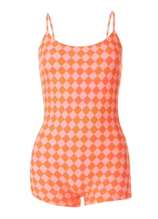 Sunset Grid Haze Onesie
