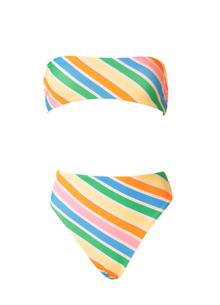 Rhythmic Lines Bikini Set