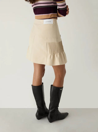 SOLACE ECRU SHORT SKIRT