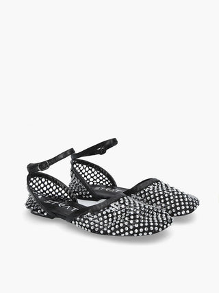 Gems Black Cry Ballerina with Rhinestones