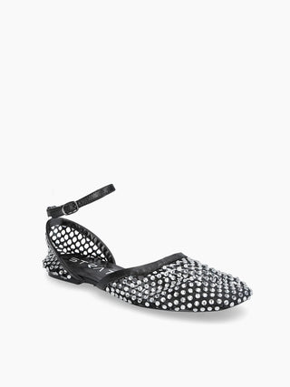 Gems Black Cry Ballerina with Rhinestones