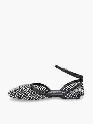 Gems Black Cry Ballerina with Rhinestones