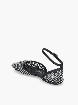 Gems Black Cry Ballerina with Rhinestones