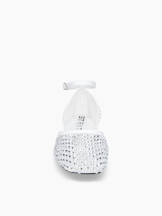 Gems White Cry Ballerina with Rhinestones